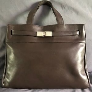 Furla Medium Leather Tote - Brown.
